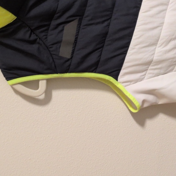 Brooks Running Womens Running Vest Size L White And Gray And Neon Yellow - Picture 4 of 7